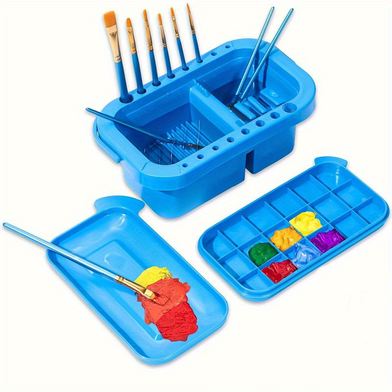 Gouache Paint Set - Contenitore 3-in-1 per la pulizia dei