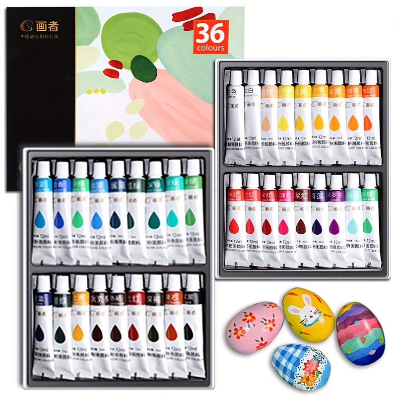 Gouache Paint Set - Set di colori a guazzo 36
