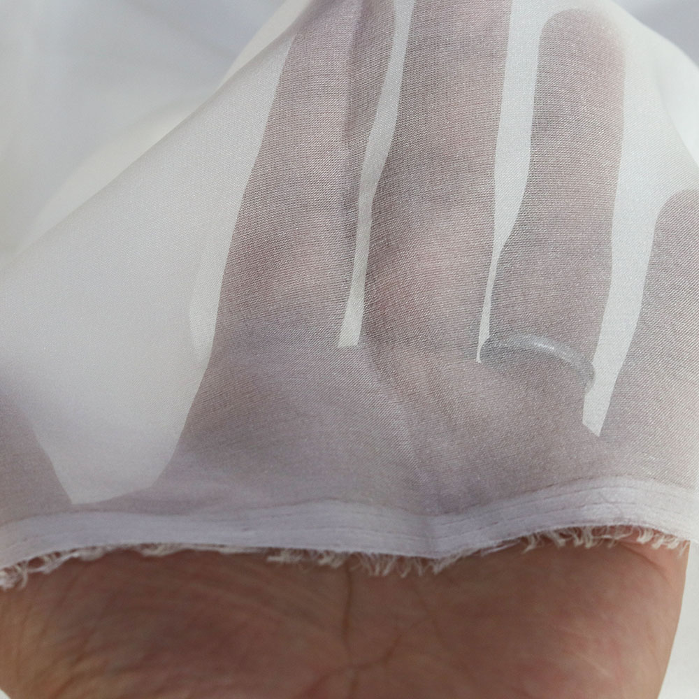 Silk Painting Dye - Commercio all'ingrosso 6mm 140 cm Bianco