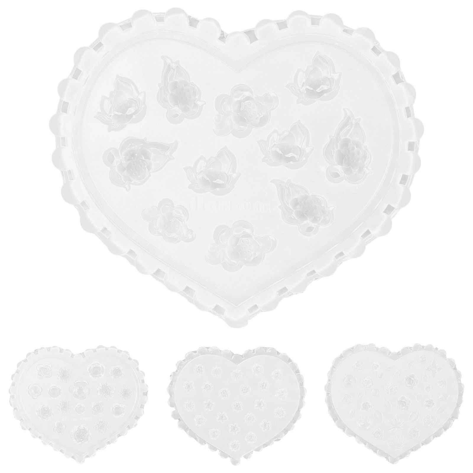 Art Craft Flower Making - 4 Stampi in Silicone Riutilizzabili per