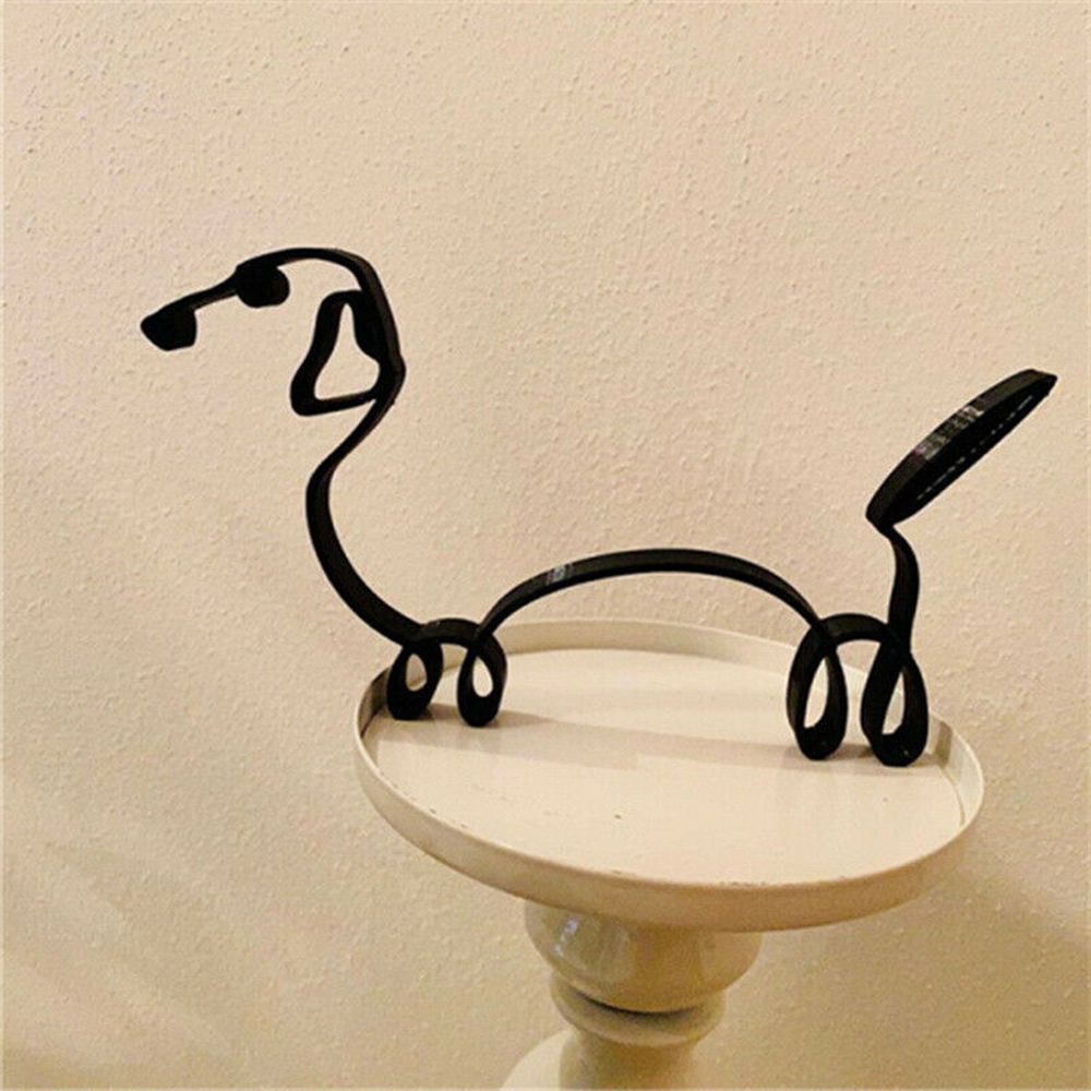 Art Craft Furniture - Statua del cane in ferro battuto