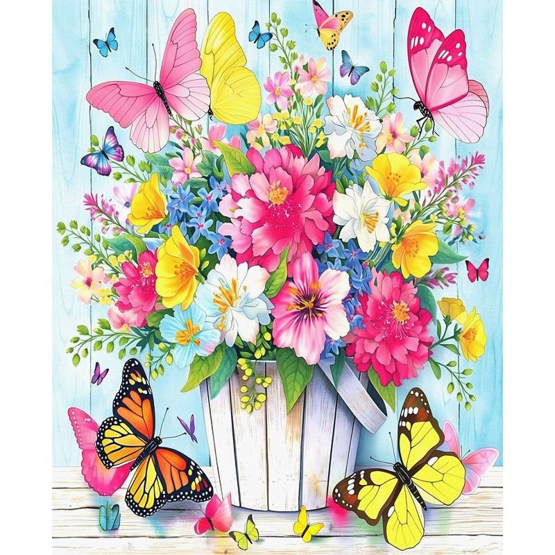 Art Craft Flower Making - GATYZTORY Kit Pittura a Numeri per