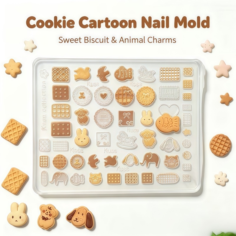 Art Craft Template - Set di Stampi per Nail Art