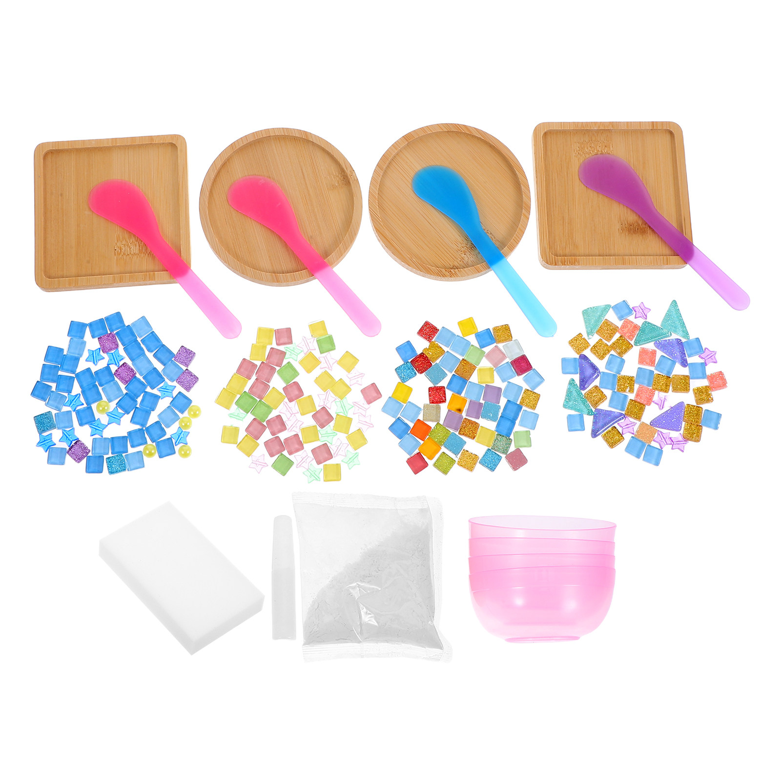 Art Craft Project - 4 Set Kit per Mosaico Fai-da-Te,