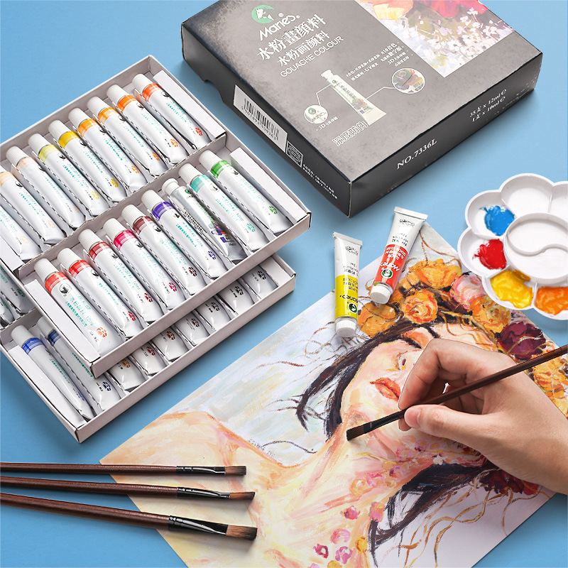 Gouache Paint Set - Maries Set di colori a guazzo