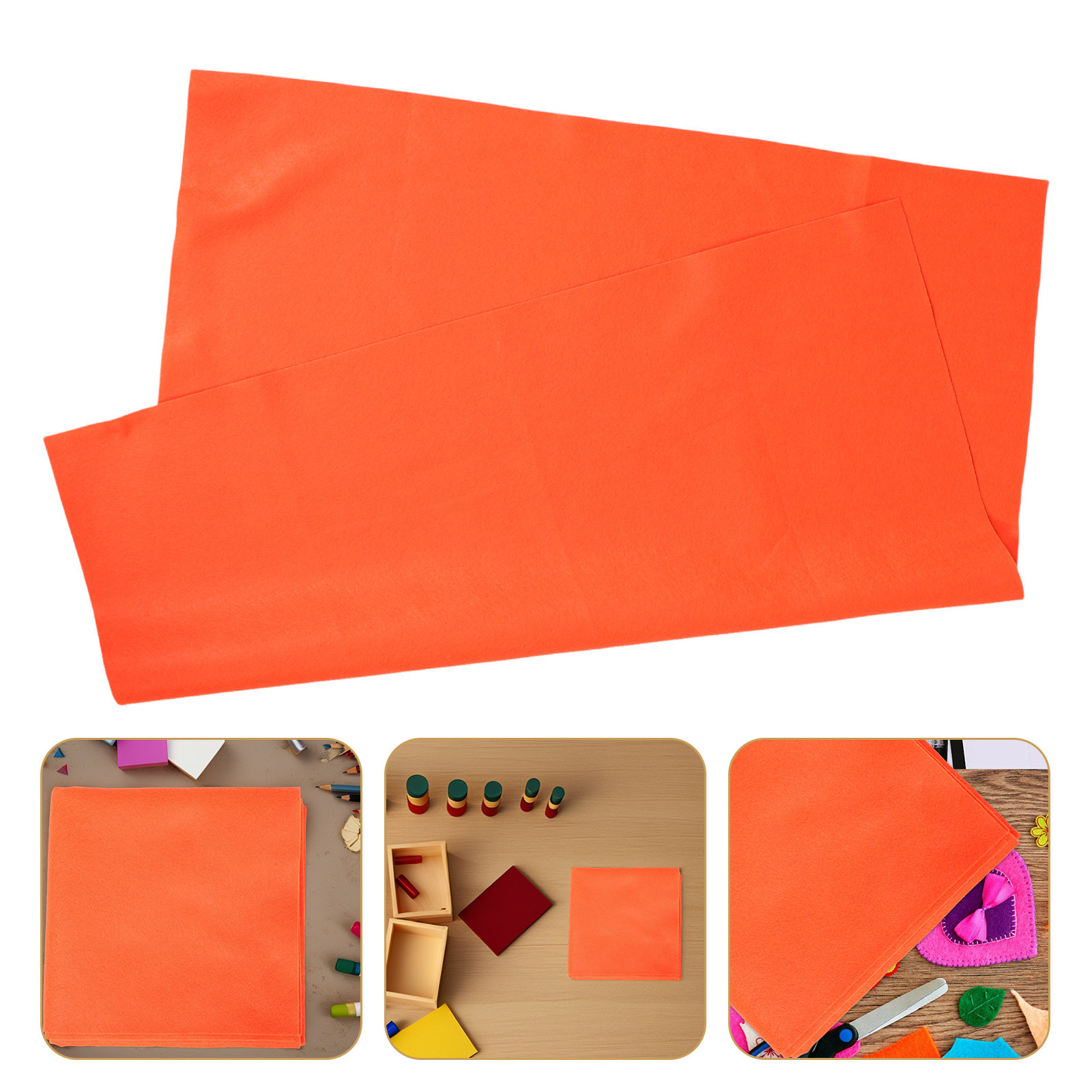 Art Craft Class - Fogli di Feltro Arancione Morbidi e