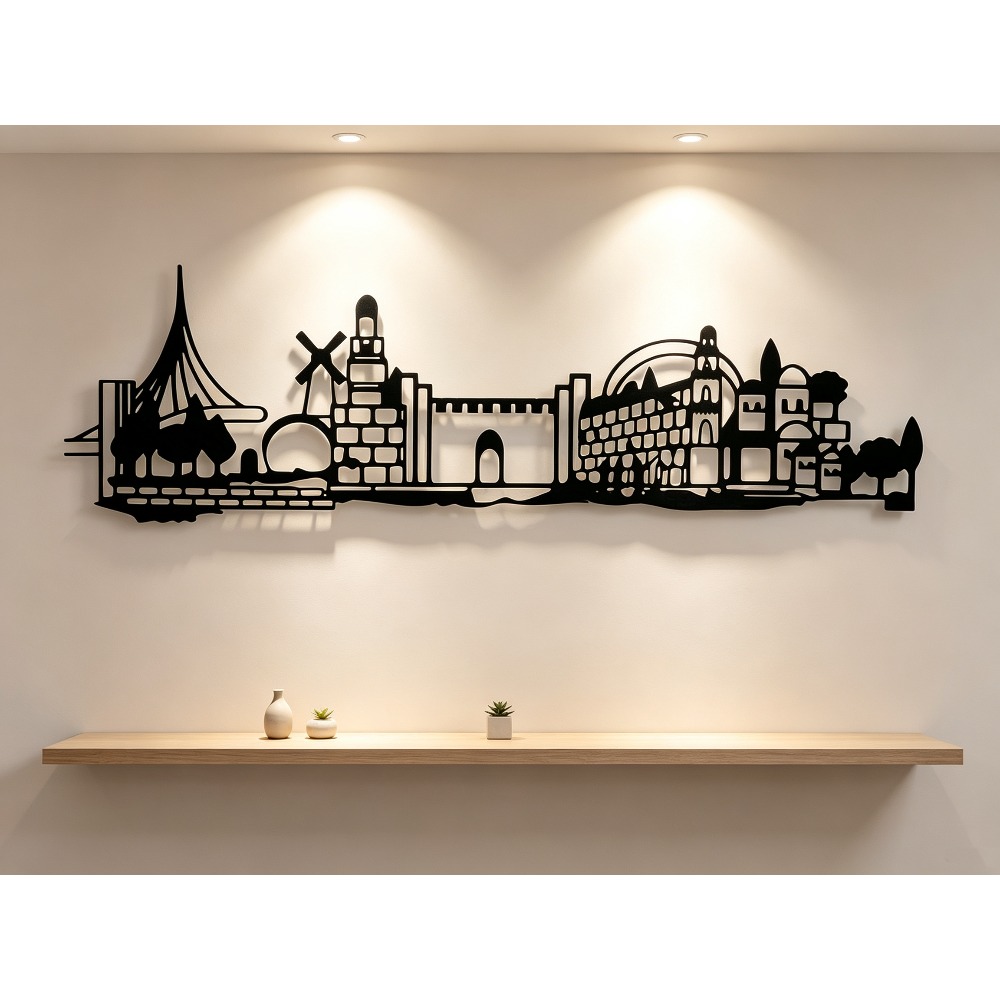 Art & Craft Jojo - CIFBUY Decorazione da parete in metallo
