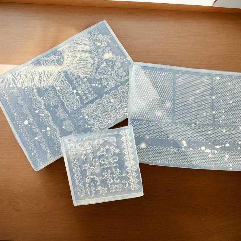 Art Craft Template - Stampo 3D in silicone per unghie,