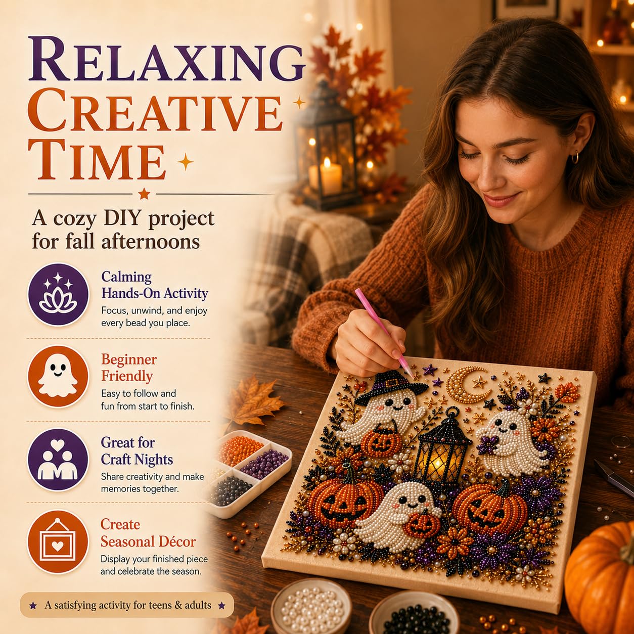 Kit Artistico di Perle Fantasm - Art Craft Kits For Adults recensione e prezzo