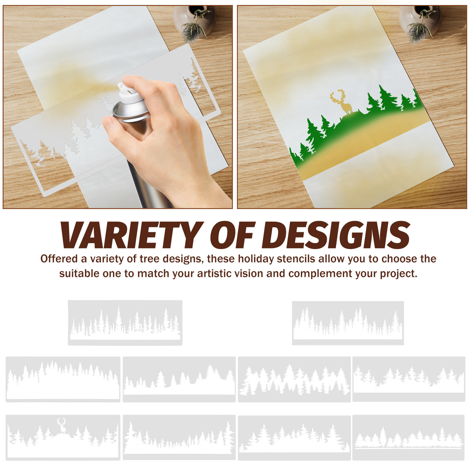 10 Pezzi di Stencil per Alberi - Art Craft Furniture recensione e prezzo