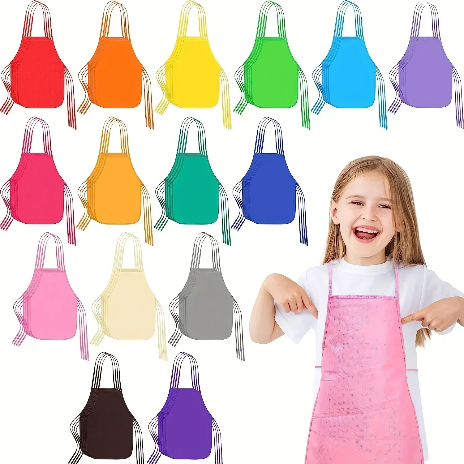 30 pezzi per bambini grembiule - Art Craft Class recensione e prezzo