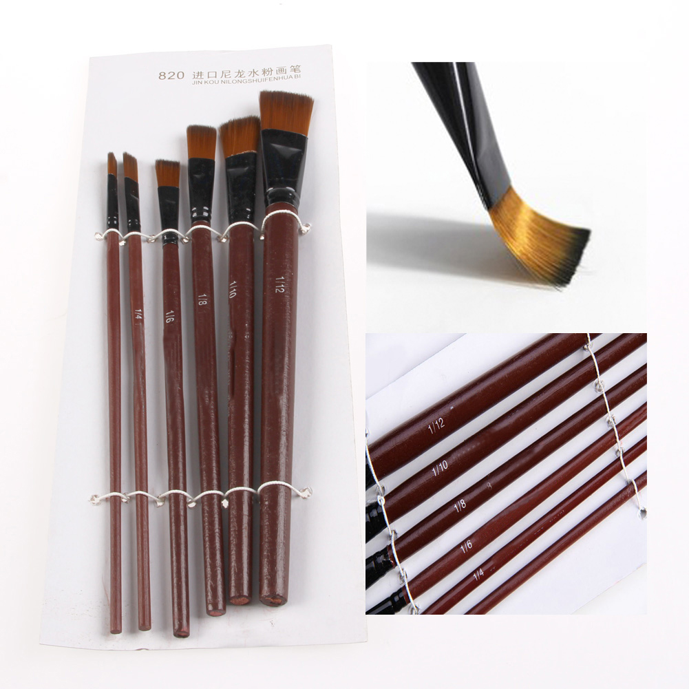 6Pcs Nylon Acrilica Pittura Ad - Gouache Paint Set recensione e prezzo