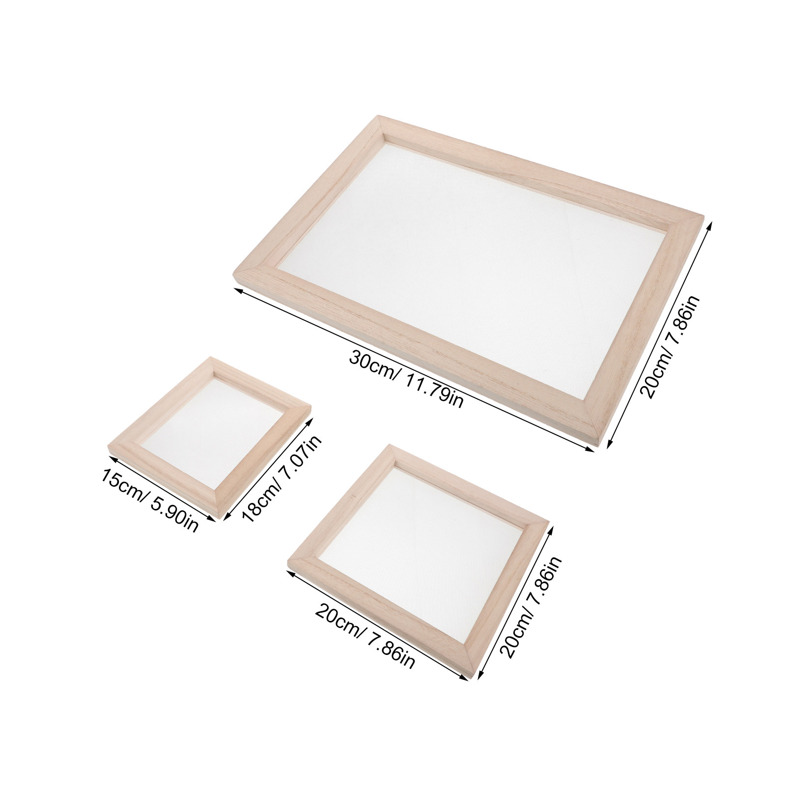 Set di 3 Cornici in Legno per  - Art Craft Project recensione e prezzo