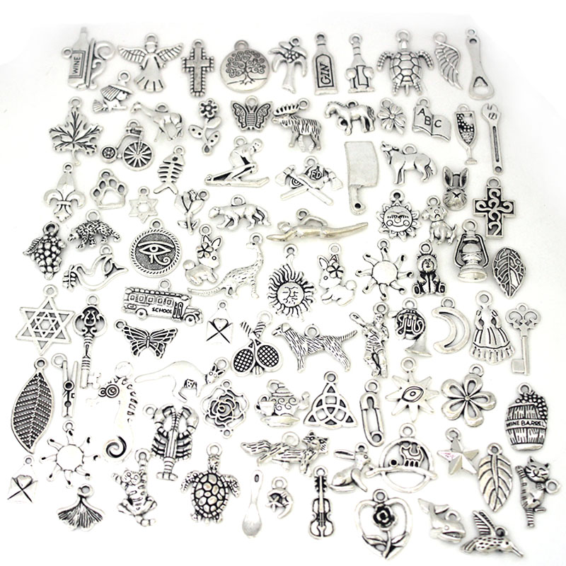 50 pz/lotto argento tibetano c - Art Craft Flower Making recensione e prezzo