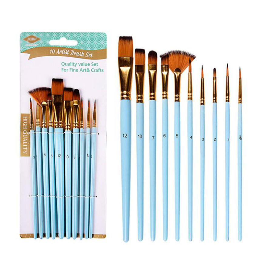 10 pz/set pennelli per pittura - Gouache Paint Set recensione e prezzo