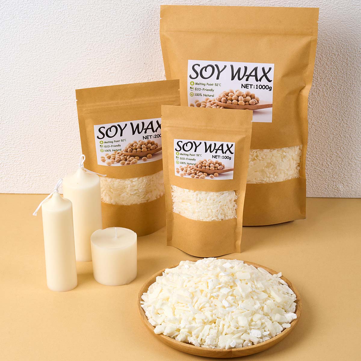 1 libbra di cera di soia bianc - Candle Making Wax recensione e prezzo