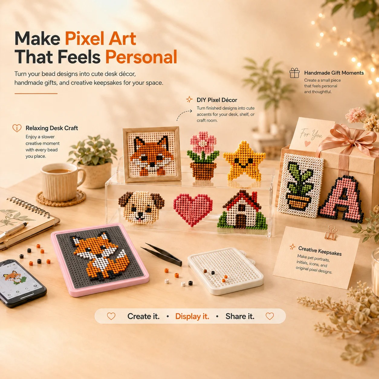 Pannello LED Smart Bead Art co - Art Craft App recensione e prezzo