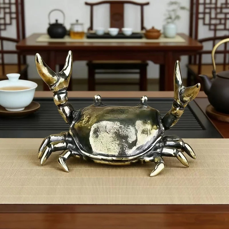 Scultura di Granchio in Ottone - Art Craft New Year recensione e prezzo