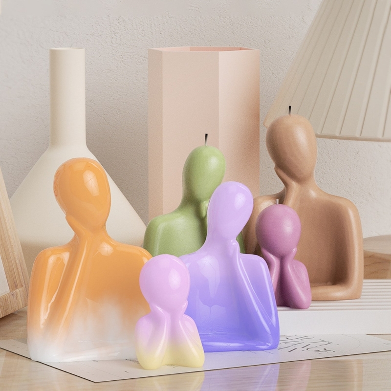 3D famiglia candela stampi in  - Candle Making Wax recensione e prezzo