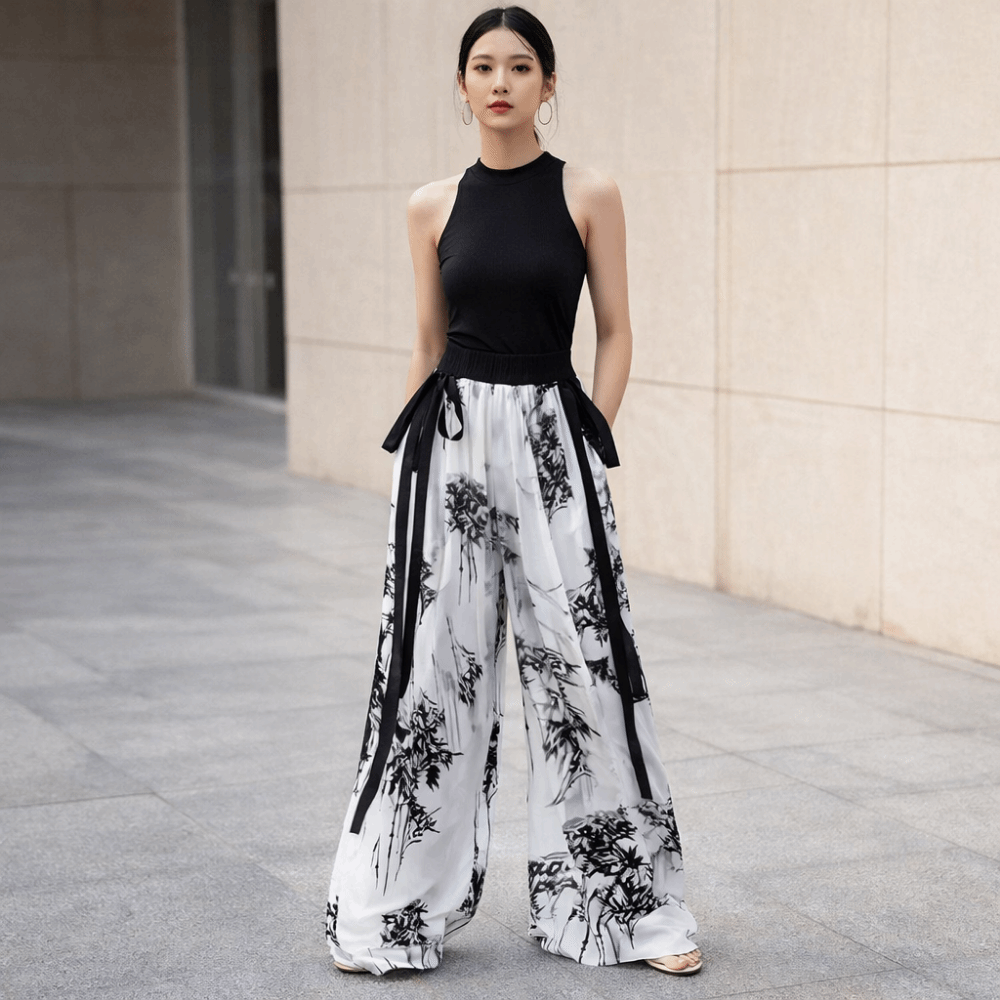 Pantaloni Casual in Seta Ghiac - Silk Painting Dye recensione e prezzo