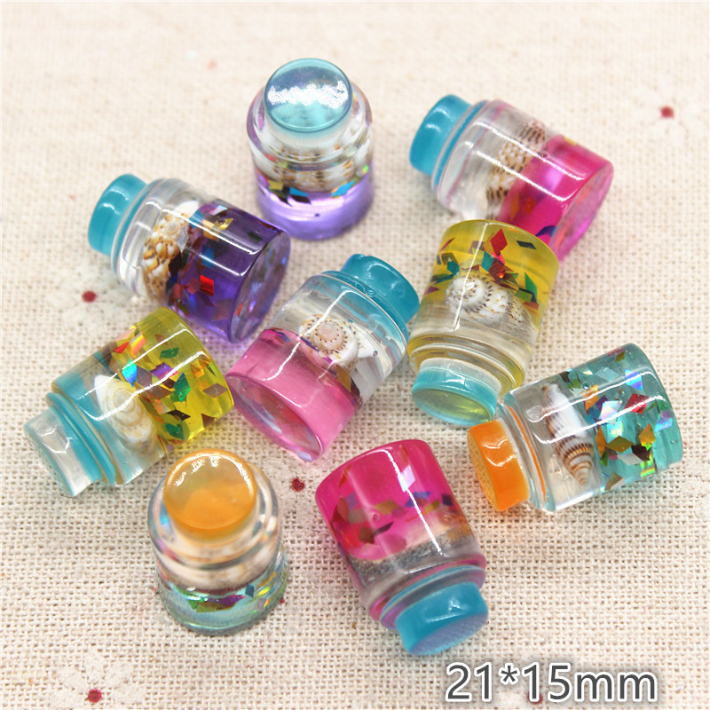 10pcs Sveglio Nuovo 3D Resina  - Art Craft New Year recensione e prezzo