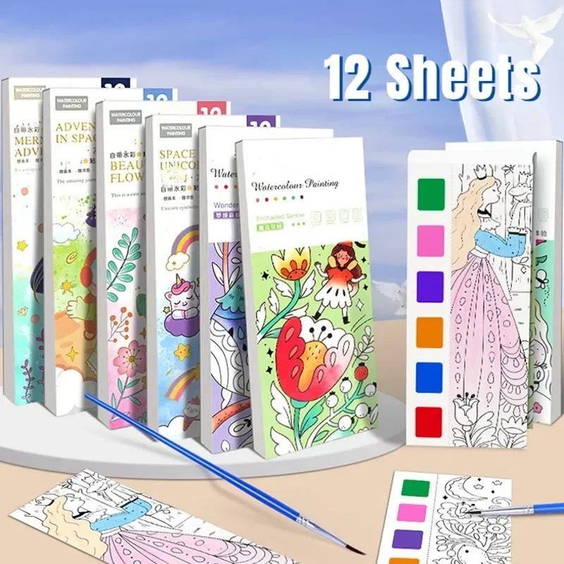 Libro di pittura ad acquerello - Gouache Paint Set recensione e prezzo