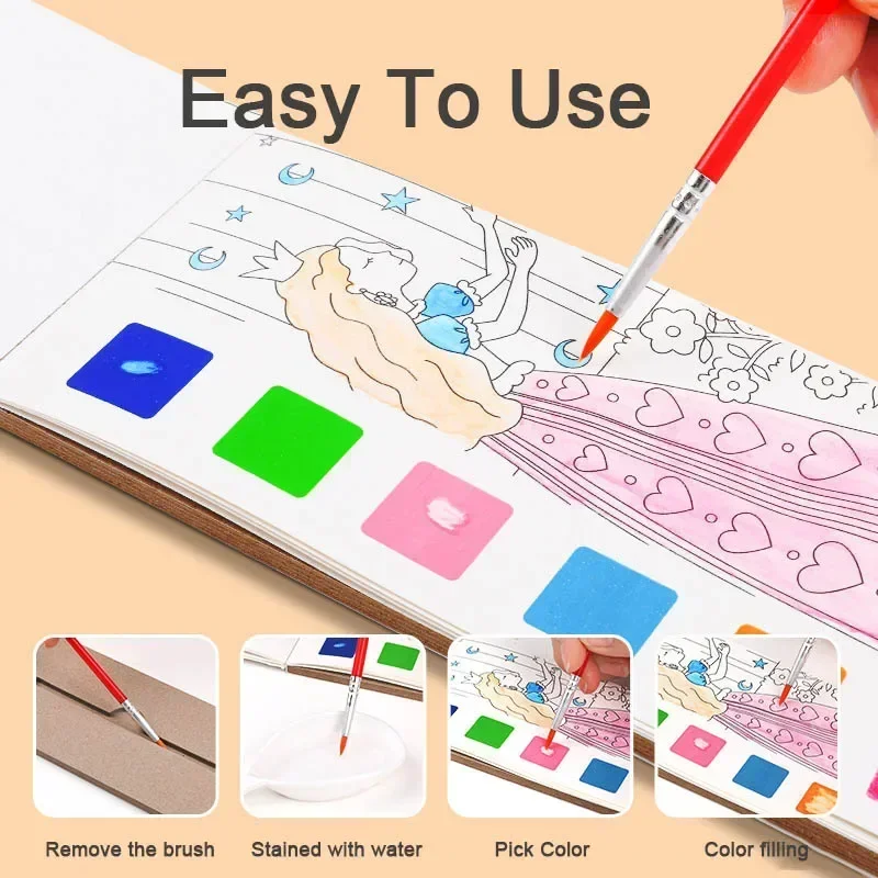 Libro di pittura ad acquerello - Gouache Paint Set recensione e prezzo